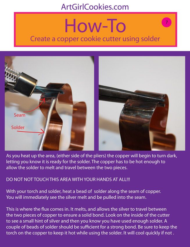 How to Make Copper Cookie Cutters